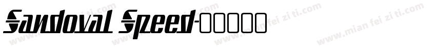 Sandoval Speed字体转换